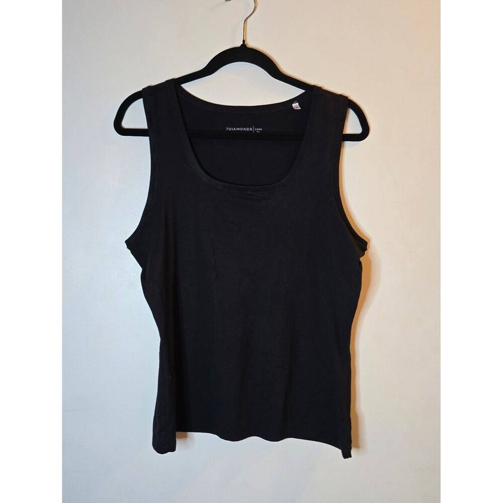 7 Diamonds Core Sleeveless Tank Black Xl